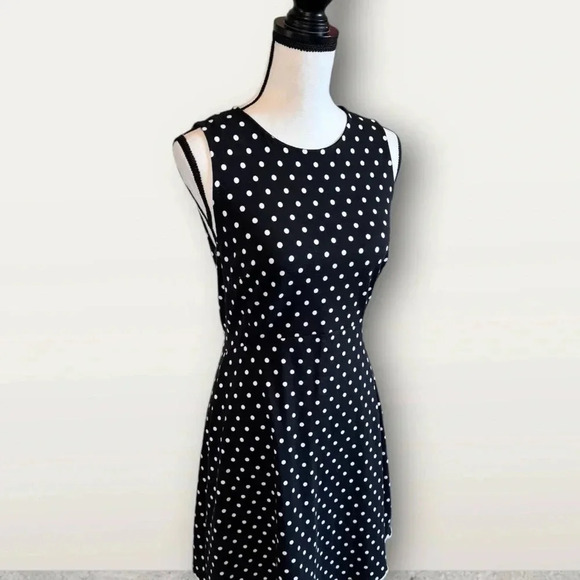 EUC- Kate Spade ♠️ Polka Dot fit and flare dress - Picture 1 of 4